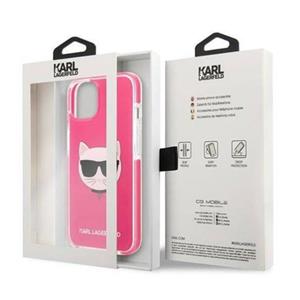 Karl Lagerfeld TPE Choupette Head -stražnja maska za  iPhone 13 mini -roza • ISPORUKA ODMAH 2