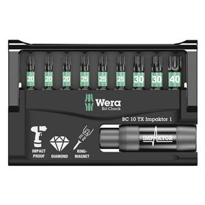 Wera Bit-Check 10 TX Impaktor 1 2