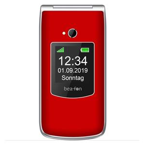 BeaFon SL595 mobitel na preklop, crveno-srebrni 2