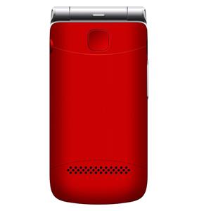 BeaFon SL595 mobitel na preklop, crveno-srebrni 3