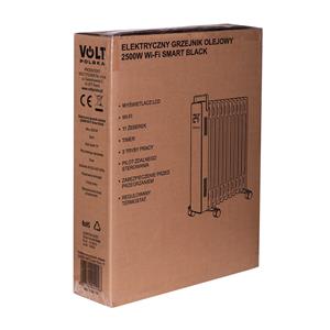 Electric oil heater 2500W Wi-Fi Black 11 5