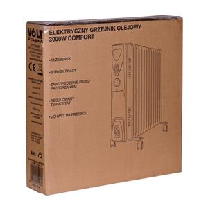 Electric oil heater 3000W Comfort 13 7