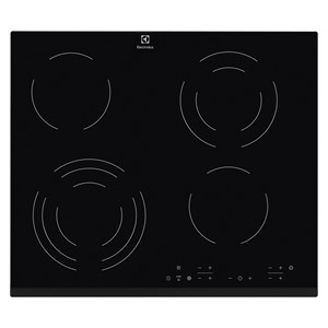 Electrolux EHF6343FOK hob Black Built-in 60 cm Ceramic 4 zone(s)
