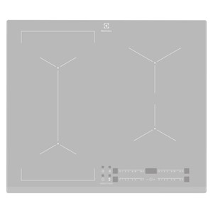 Electrolux EIV63440BS Silver Built-in Zone induction hob 4 zone(s)