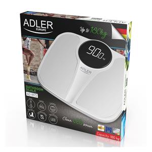 Electronic bathroom scale Adler AD 8172w LED 6