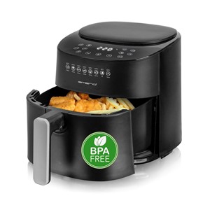Emerio AF-129369 fryer Single 4.5 L Stand-alone 1300 W Hot air fryer Black