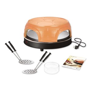 Emerio Pizzarette pizza maker /oven 1 pizza(s) 1100 W Black, Brown
