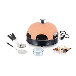Emerio PO-115984 pizza maker /oven 6 pizza(s) 1200 W Black, Orange