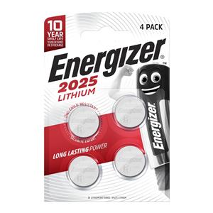 ENERGIZER BATTERIES SPECIALIZED CR2025 4 PIECES