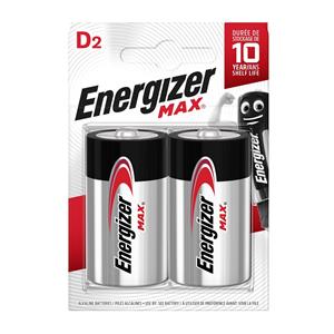 ENERGIZER BATTERY MAX D LR20, 2 pcs. ECO packaging