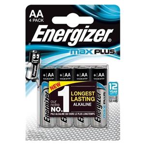 ENERGIZER BATTERY MAX PLUS AA LR6, 4 ECO