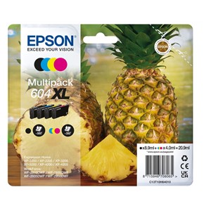 Epson 604XL ink cartridge 4 pc(s) Original High (XL) Yield Black, Cyan, Magenta, Yellow