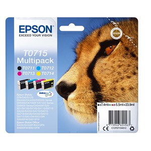 Epson Multipack 4-colours T0715 DURABrite Ultra Ink