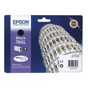 Epson Tower of Pisa Singlepack Black 79XL DURABrite Ultra Ink