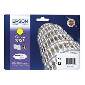Epson Tower of Pisa Singlepack Yellow 79XL DURABrite Ultra Ink