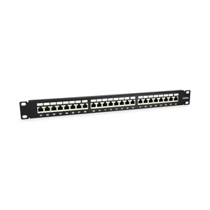 Equip 24-Port Cat.6A Shielded Patch Panel
