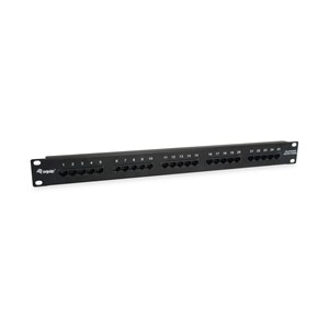 Equip 25-Port Cat.3 RJ45 ISDN Patch Panel, Black
