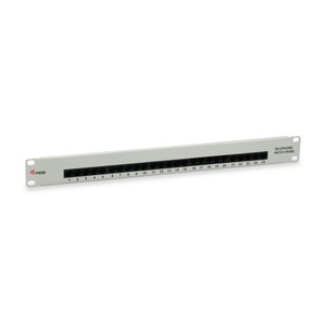 Equip 25-Port Cat.3 RJ45 ISDN Patch Panel, Light Grey