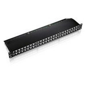 Equip 48-Port Cat.6 Shielded Patch Panel, Black