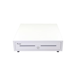 Equip Cash Register Drawer for Point of Sale (POS) System, 4 Bill /8 Coin Compartments, Removable Coin Slots, RJ11 connector