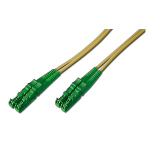 Equip E2000 /APC to E2000 /APC Fiber Cable, SM, Duplex, 0.5m