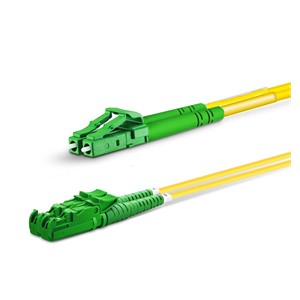 Equip E2000 /APC to LC /APC Fiber Cable, SM, Duplex, 7.0m
