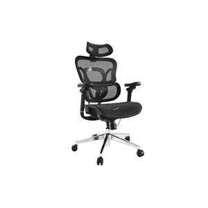 Equip Ergonomic Premium Office Chair with Headrest and Armrests, Black