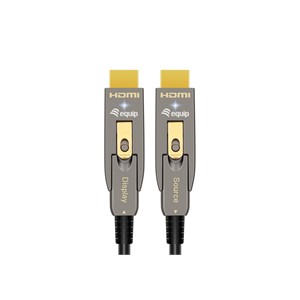 Equip HDMI 2.1 Detachable Type D + A Active Optical Cable, 20m, 8K /60Hz