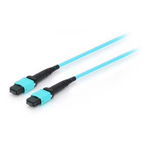 Equip MTP /MTP Trunk Fiber Optic Patch Cable, OM4, 15m