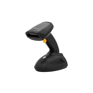 Equip Wireless 1D Laser Barcode Scanner, Long Distance, with Stand