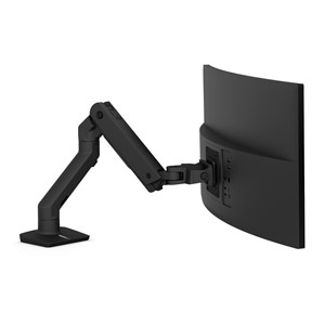 Ergotron HX DESK MONITOR ARM MBK /42IN 9-19KG TILT 75 MIS-D 10Y W