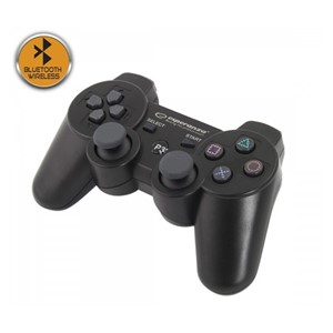 Esperanza EGG109K Gaming Controller Black Bluetooth Joystick Analogue Playstation 3