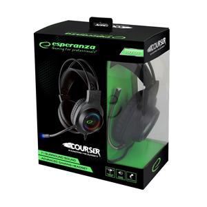 Esperanza EGH7100 Headphones with microphone Headband Black 3