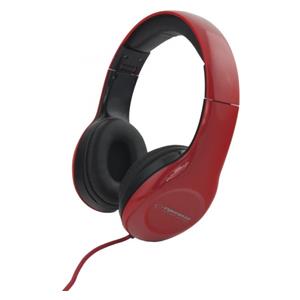 Esperanza EH138R headphones/headset Head-band Black,Red