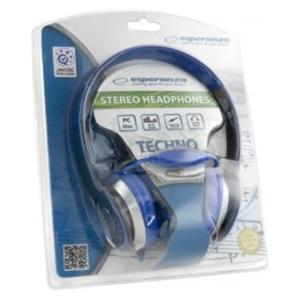 Esperanza EH145B headphones/headset Wired Head-band Music Blue 4