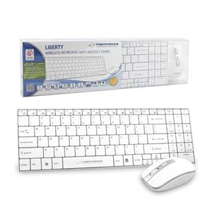 Esperanza EK122W keyboard RF Wireless QWERTY White