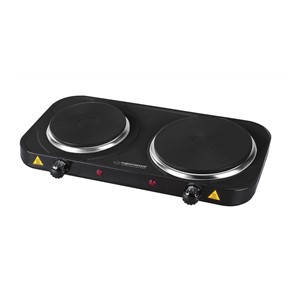 Esperanza EKH014K Electric Stove 2 zone (s), Black
