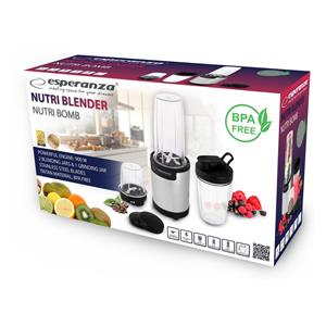 Esperanza EKM030 Nutri blender / Personal blender 9in1 900W Silver 7