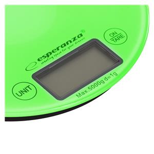 Esperanza EKS003G kitchen scale Electronic kitchen scale Green,Yellow Countertop Round 4