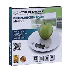 Esperanza EKS003G kitchen scale Electronic kitchen scale Green,Yellow Countertop Round 7