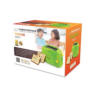 Esperanza EKT003 Toaster 750 W Green