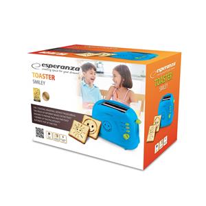 Esperanza EKT003B Toaster 750 W Blue