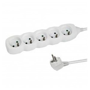 Esperanza ELK207W power extension 1.5 m 5 AC outlet(s) Indoor White