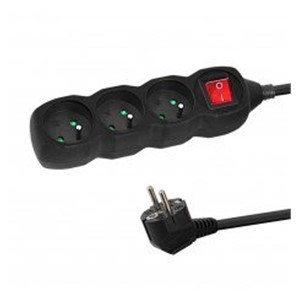 Esperanza ELK210K power extension 1.5 m 3 AC outlet(s) Indoor Black