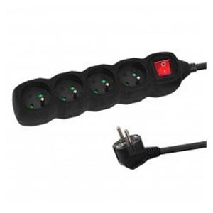 Esperanza ELK213K power extension 3 m 4 AC outlet(s) Indoor Black