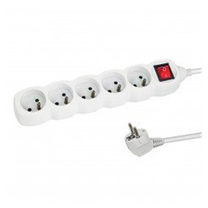 Esperanza ELK215W power extension 3 m 5 AC outlet(s) Indoor White