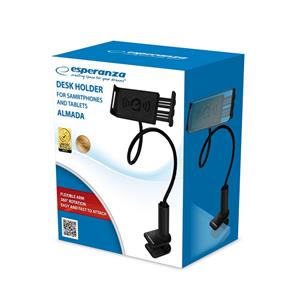 Esperanza EMH142 Desktop mount for phones/tablets black 3