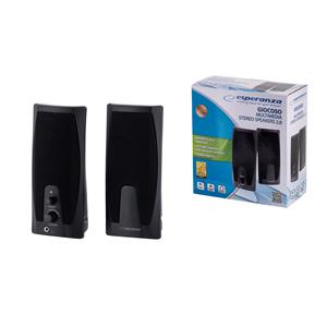 Esperanza EP110 loudspeaker 2-way 6 W Black Wired