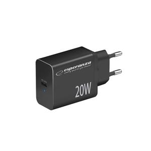 Esperanza EZC104K mains charger 20W Black