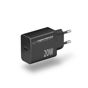 Esperanza EZC104K mains charger 20W Black 3